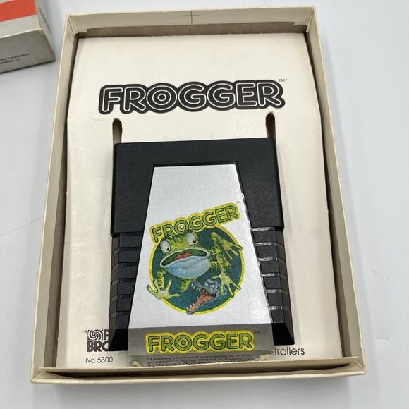 Frogger (Atari 2600) Game CIB Complete - Picture 9 of 14